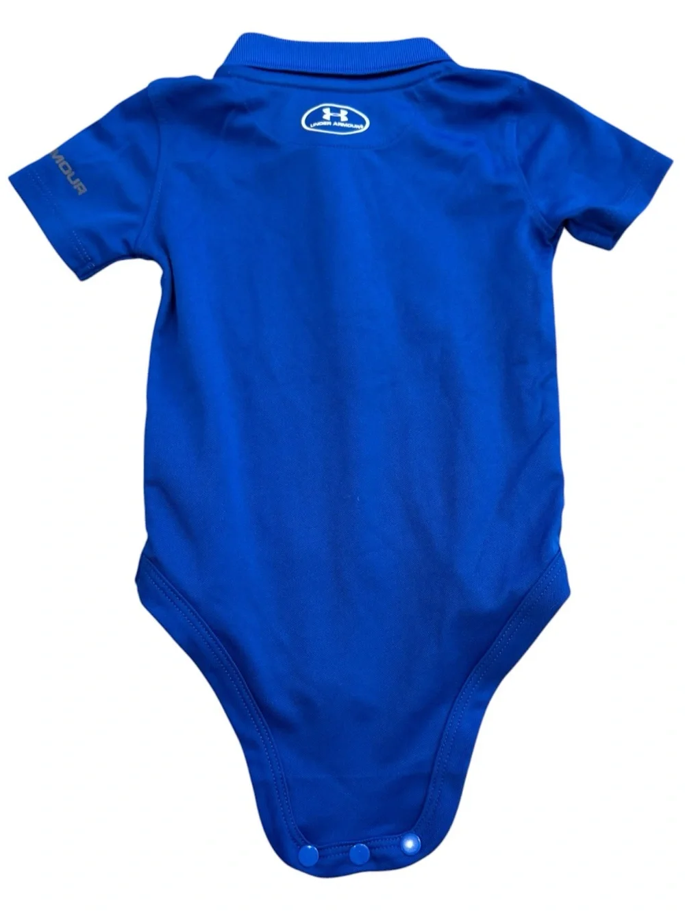 Under Armour HeatGear Blue Polo Baby Bodysuit Activewear 3-6M